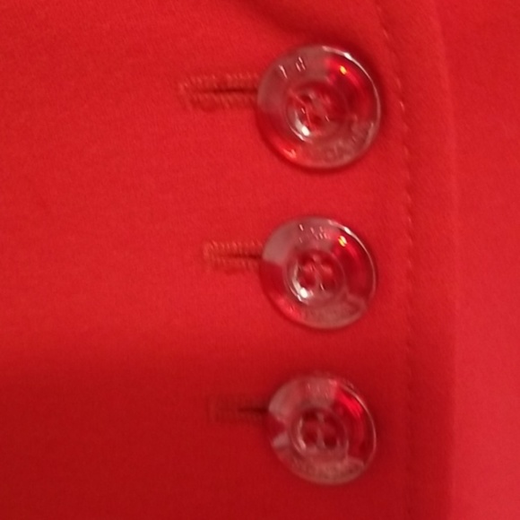 Vintage Escada Red 3 Piece Suit,Jacket,Skirt,Pants - Picture 3 of 4